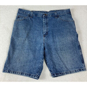 Wrangler Carpenter Jean Shorts Mens Size‎ 40 Blue Denim